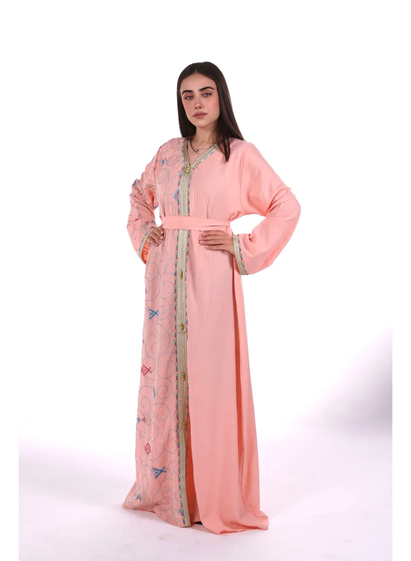 AL BENT AL SHARQIEH Mom & Daughter Embroidred jalabiya dress